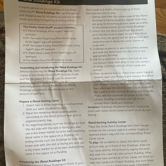 Really Good Stuff Blends Building Kit - Picture 6 of 8